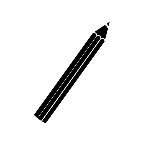 Crayon avec gomme — Image vectorielle