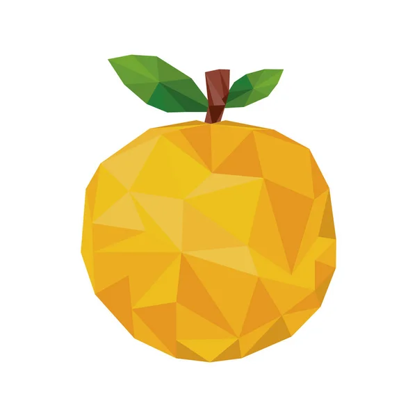 Icono de mosaico de fruta imagen — Vector de stock