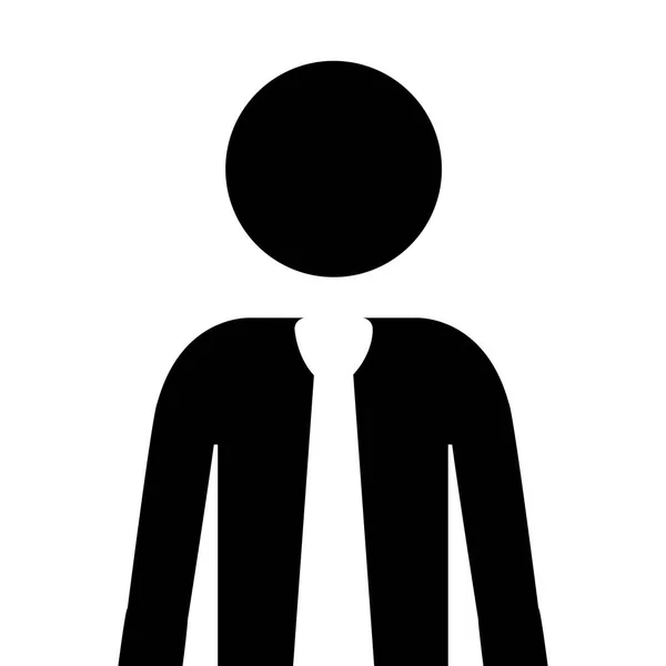 Businessman pictogram icon image — Stock Vector