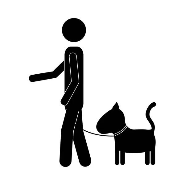 Obrázek ikony psa — Stockový vektor