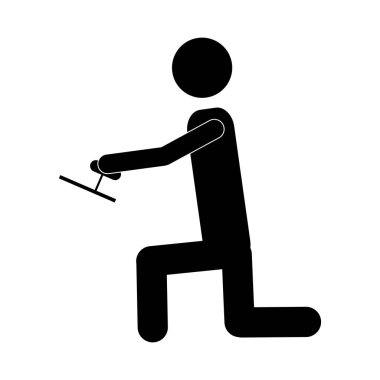 Handy man ya da mühendis simge görüntüsü