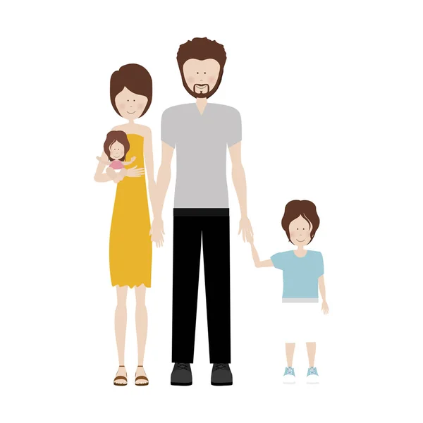 Family icon image — Stock Vector