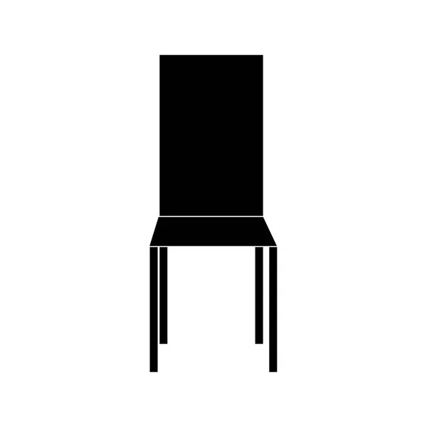 Enda stol ikonbild — Stock vektor