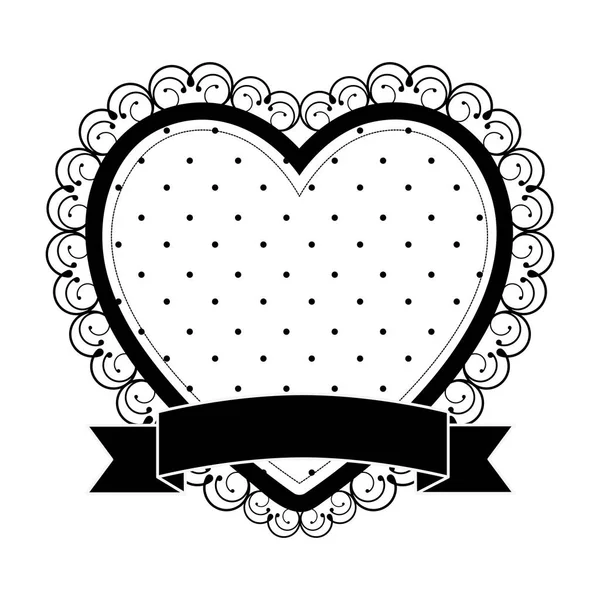 Imagem de ícone de desenho animado coração — Vetor de Stock