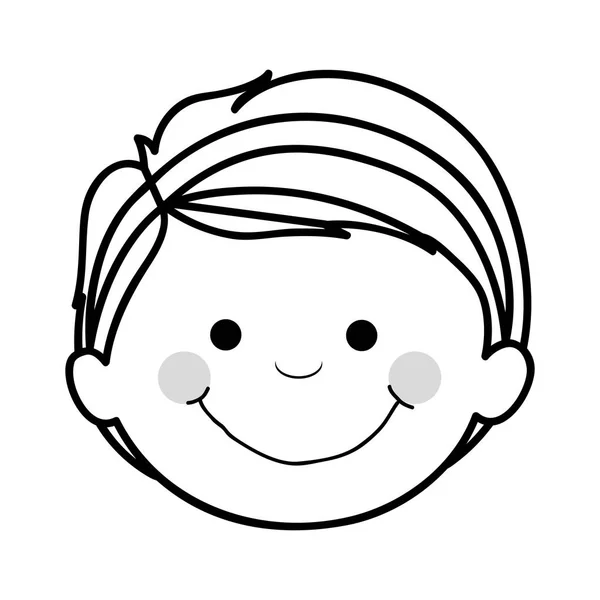 Niño icono imagen — Vector de stock