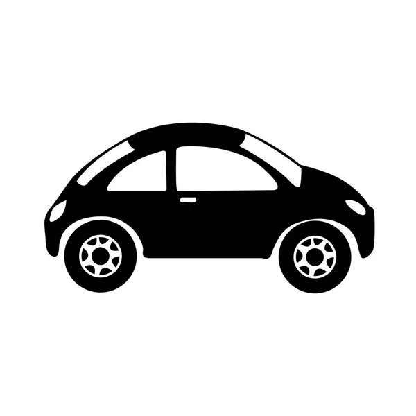 Imagen del icono del pictograma del coche — Vector de stock