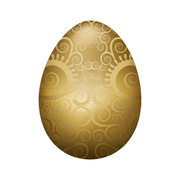 Изображение иконки пасхального яйца — стоковый вектор