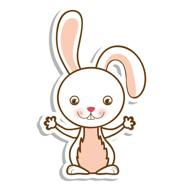 Rabbit or bunny icon image — Stock Vector