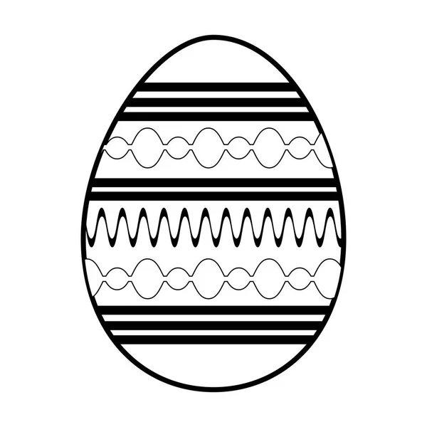 Oeuf de Pâques icône image — Image vectorielle