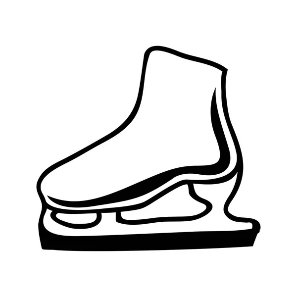 Ice skate icon image — Stock Vector