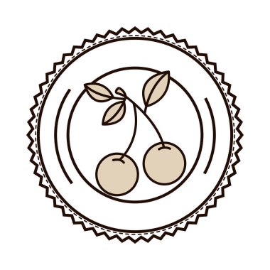 siluet siyah beyaz kiraz ile yemeğin