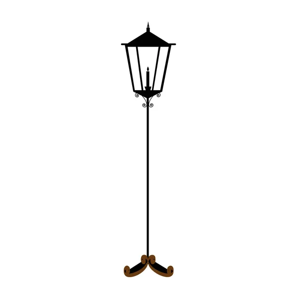 Street lamp icon image — Stock Vector