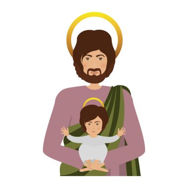 saint Joseph ve İsa bebek