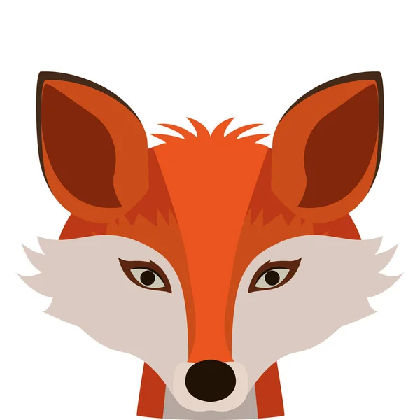 Cartoon fox pictogram — Stockvector