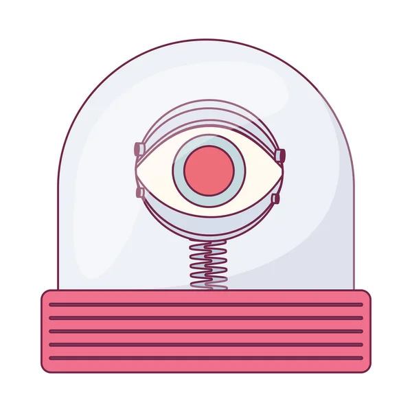 Diseño de robot colorido — Vector de stock