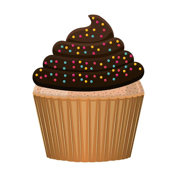 Ikona sladkého dortu — Stockový vektor