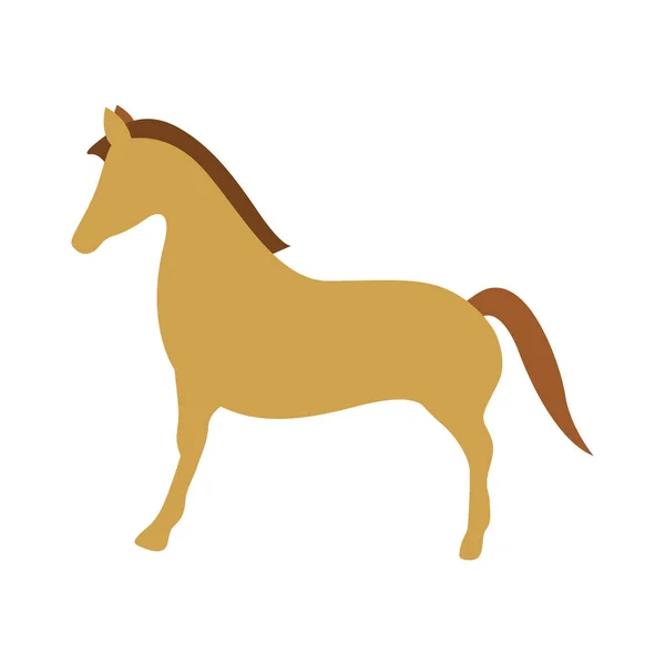 Ícone de cavalo marrom —  Vetores de Stock