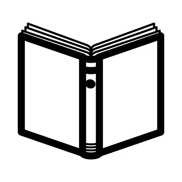 Ícone livro acadêmico — Vetor de Stock