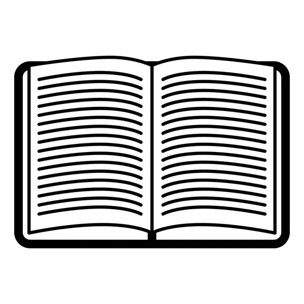 Icono del libro académico — Vector de stock