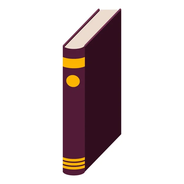Akademisk bok ikon — Stock vektor