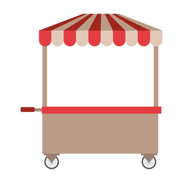 Food cart icon — Stock Vector