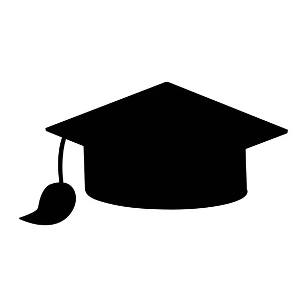Image d'icône de chapeau de graduation — Image vectorielle