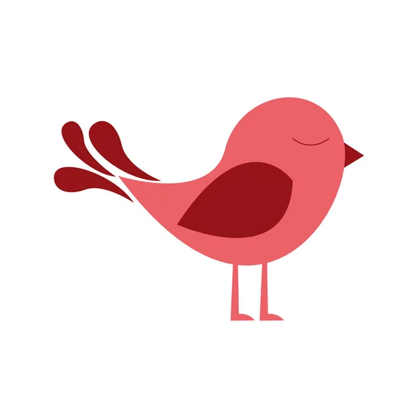 Bird cartoon icon image — Stock Vector