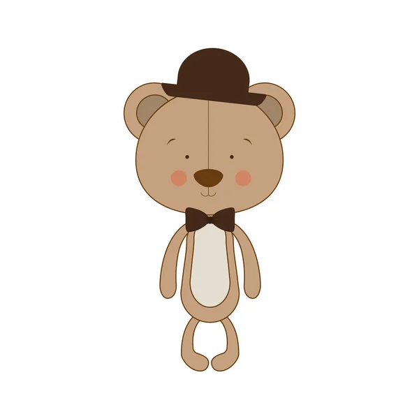 Αρκουδάκι χαρακτήρα εικονίδιο εικόνας — Διανυσματικό Αρχείο