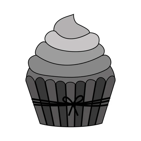 Ícone de cupcake doce — Vetor de Stock