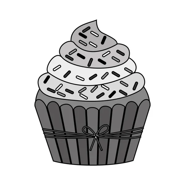 Süßes Cupcake-Symbol — Stockvektor