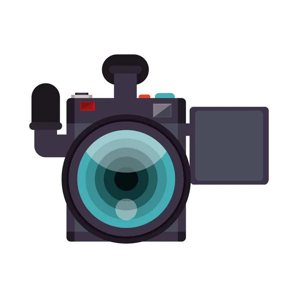 Videocamera icona del dispositivo — Vettoriale Stock