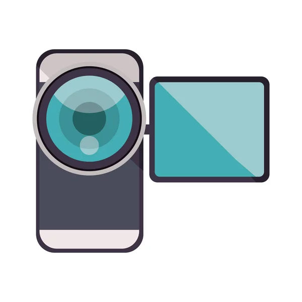 Ikona zařízení videokamera — Stockový vektor