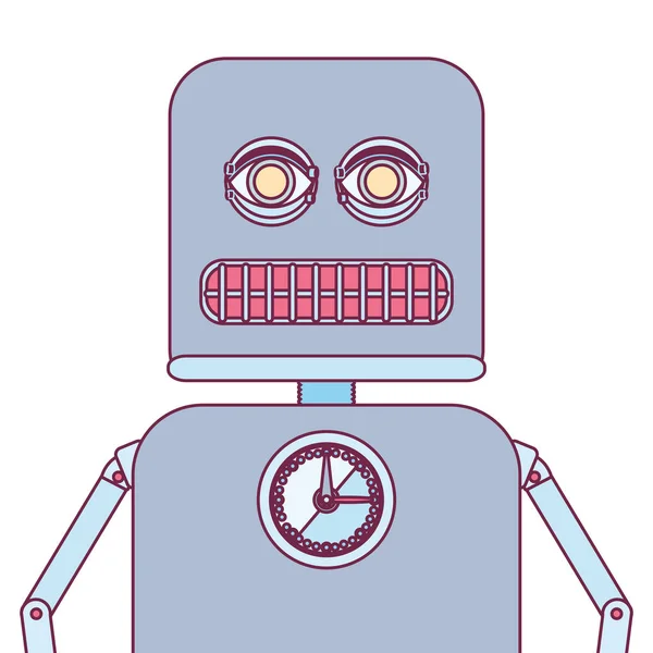 Kleurrijke robot ontwerp — Stockvector