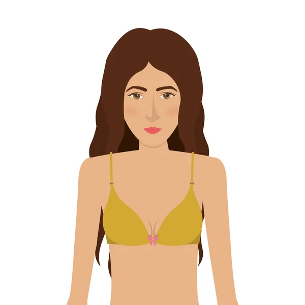 Mujer ropa interior diseño — Vector de stock