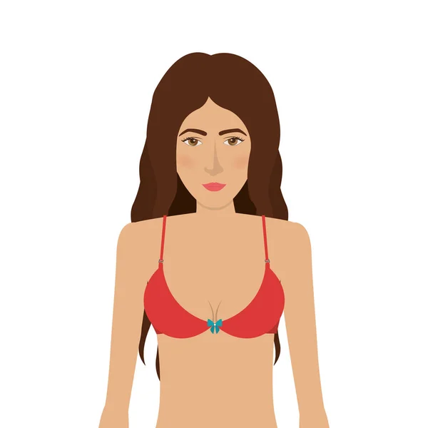 Mujer ropa interior diseño — Vector de stock