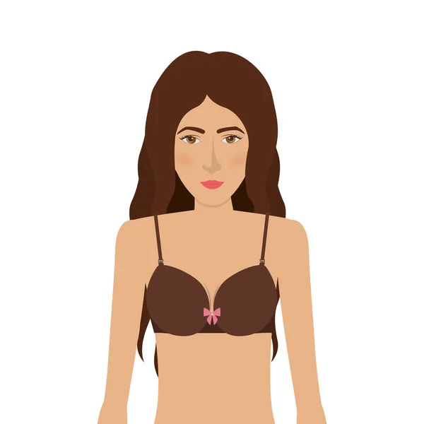 Mujer ropa interior diseño — Vector de stock