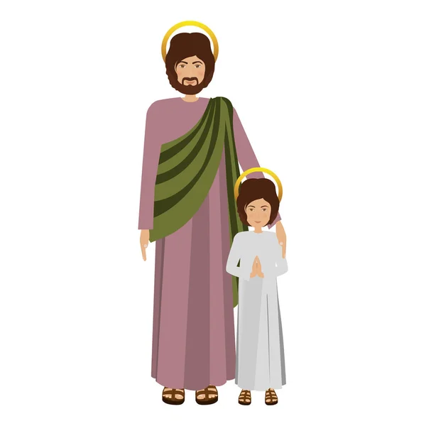 Diseño joven de Jesús — Vector de stock