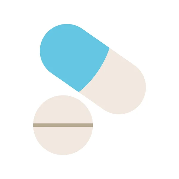 Medicine pills and capsule — Stock Vector