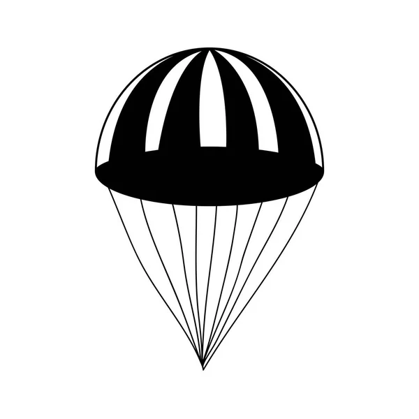 Paraşüt basit simge görüntüsü — Stok Vektör