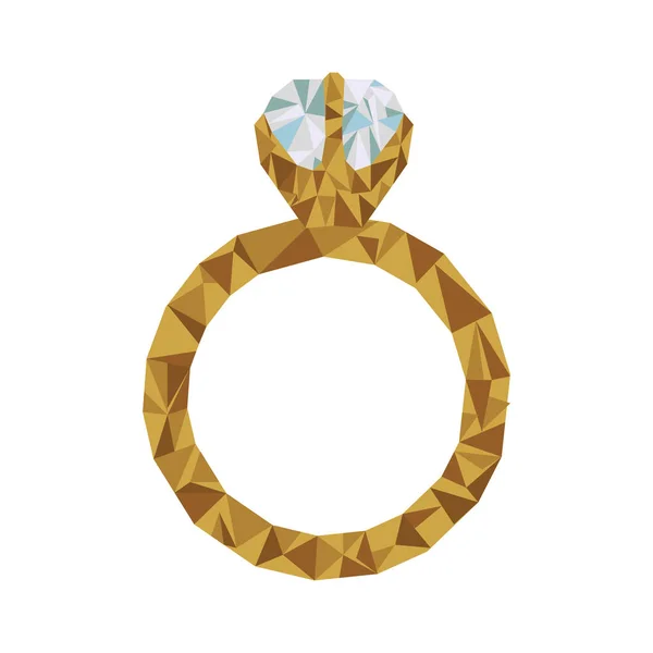 Образ кольца помолвки — стоковый вектор