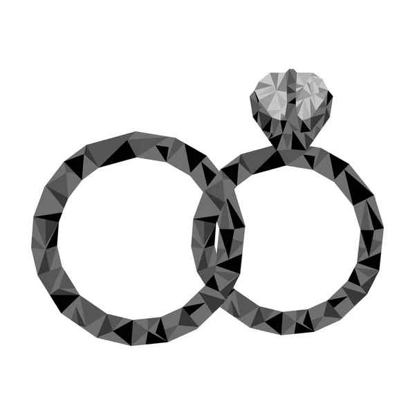 Образ кольца помолвки — стоковый вектор