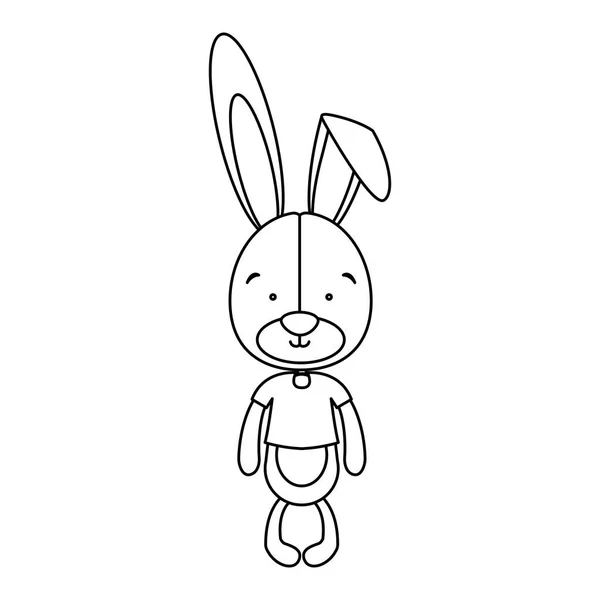 Imagem de ícone de coelho ou coelho — Vetor de Stock