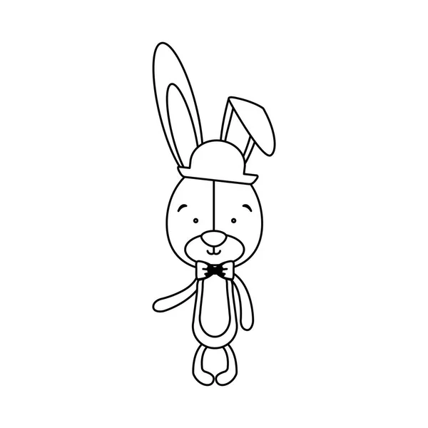 Kanin eller bunny ikonbild — Stock vektor