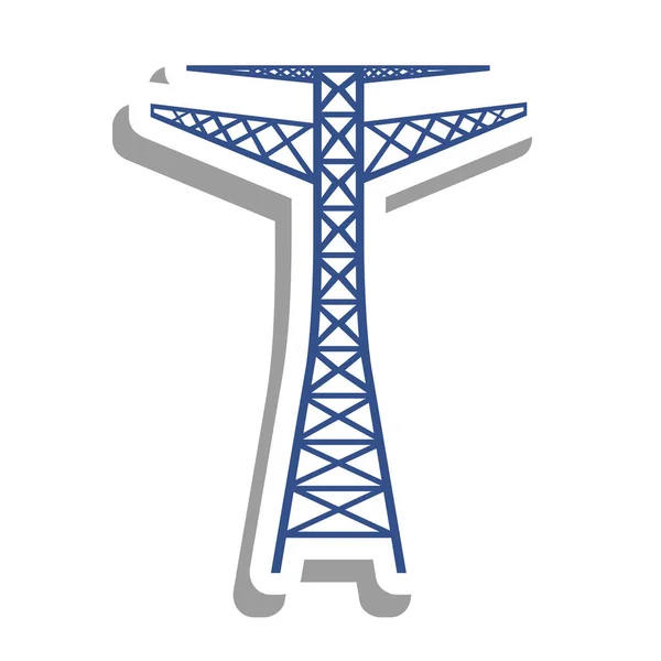 Symbolbild Energieturm — Stockvektor