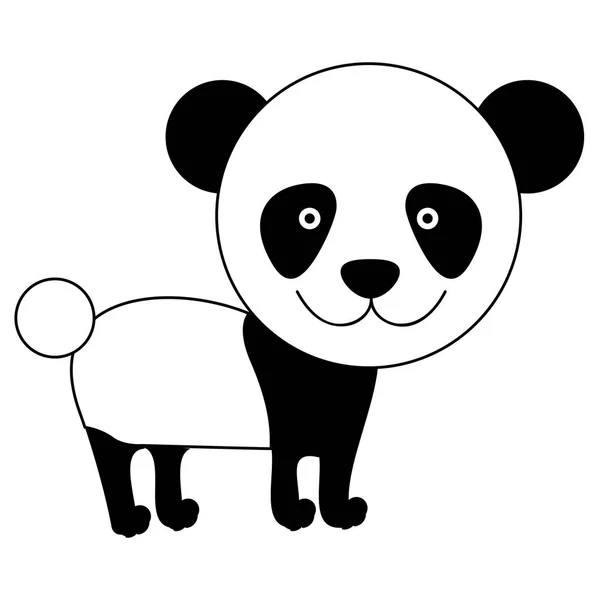 Tecknad djur ikonbild — Stock vektor