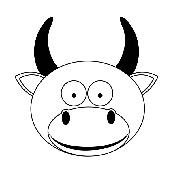 Dibujo animado animal icono de imagen — Vector de stock