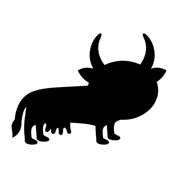 Dibujo animado animal icono de imagen — Vector de stock