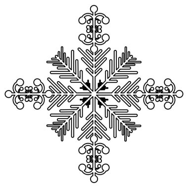 yaratıcı kar tanesi simge görüntüsü