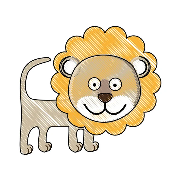 Animal cartoon icon image — Stock Vector