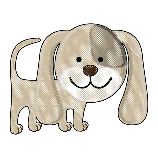 Obrázek ikony zvířat kreslený — Stockový vektor
